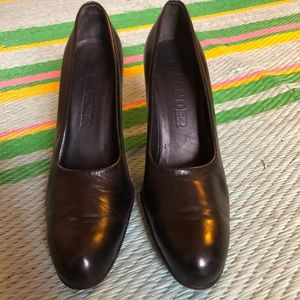 Jil Sander 3inch black pumps